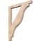 Ekena Millwork Funston Block Smooth Bracket, Douglas Fir, 3 1/2"W x 40"D x 48"H BKT04X40X48FST05SDF - alternate 1